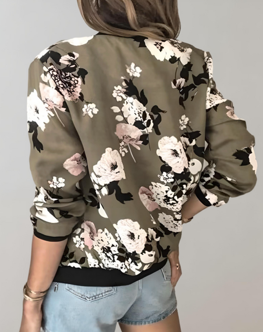 Stylische Blumenkimonojacke für Frauen