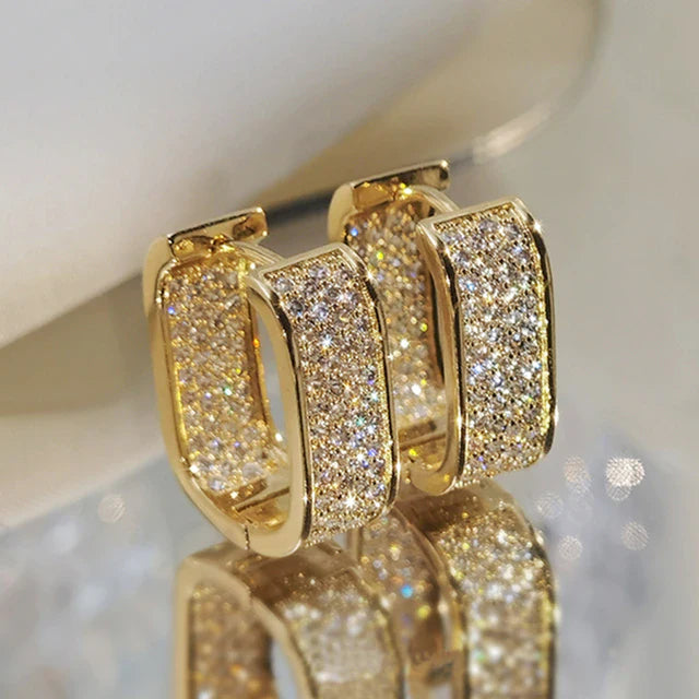 Paved CZ Luxuriöse Creolen | Shop Nory