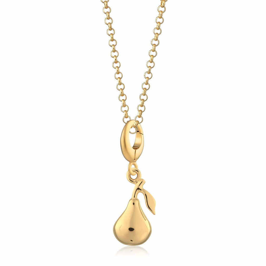 Gold Pear Charm Halskette | Shop Nory