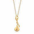 Gold Pear Charm Halskette | Shop Nory