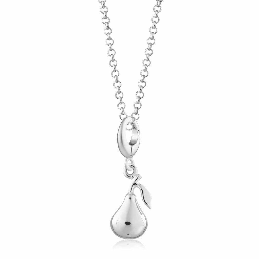 Silber Birne Charm Halskette | Shop Nory