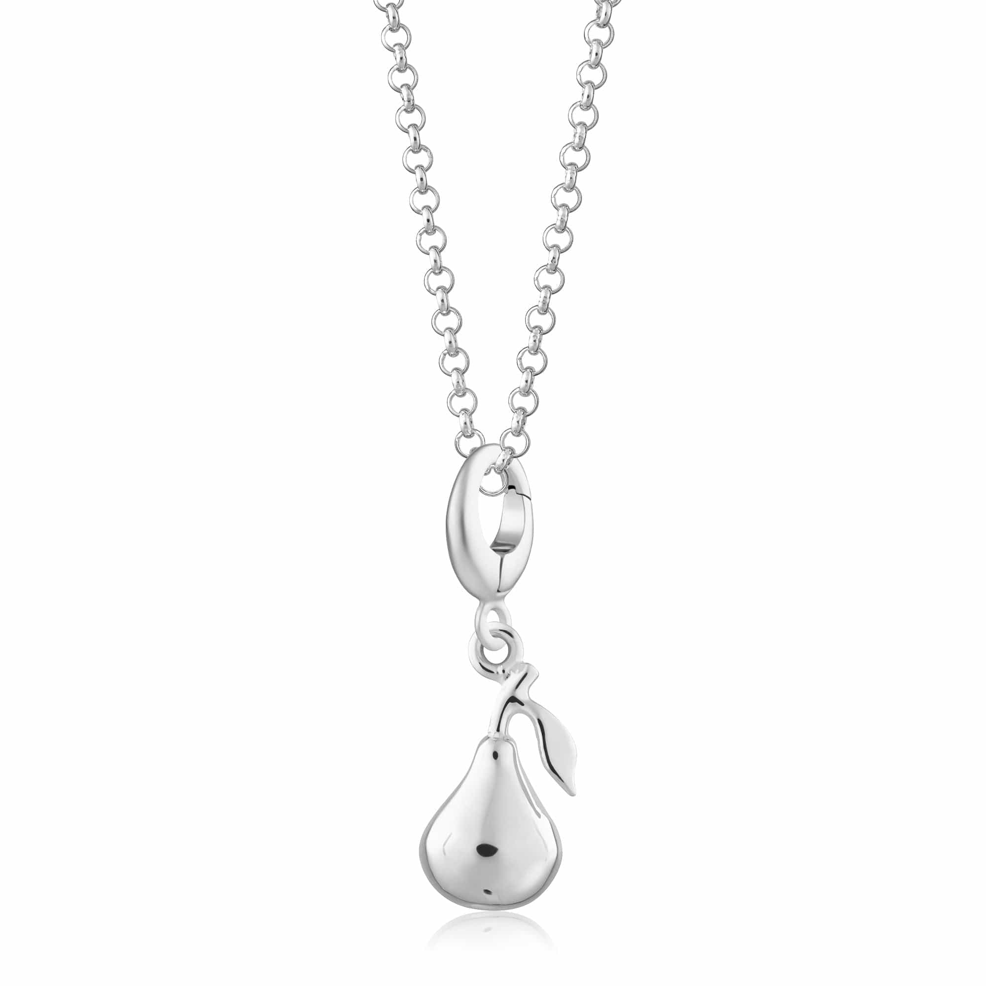 Silber Birne Charm Halskette | Shop Nory