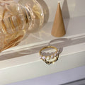 Perlenkette Goldfarbe Öffnungsringe | Shop Nory