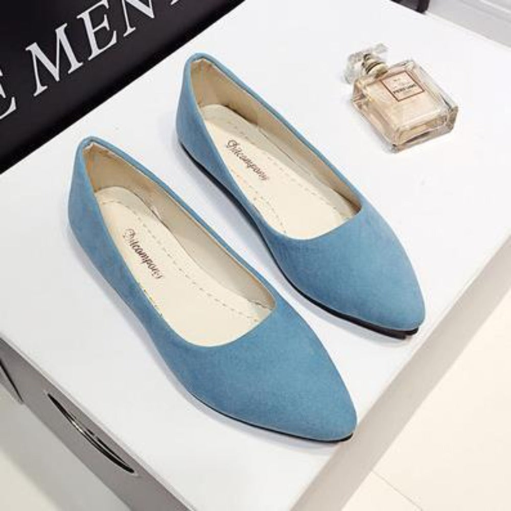 Shopnory | Perlen Flache Schicke Schuhe