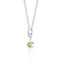 August-Geburtsstein-Anhänger-Halskette (Peridot) | Shop Nory