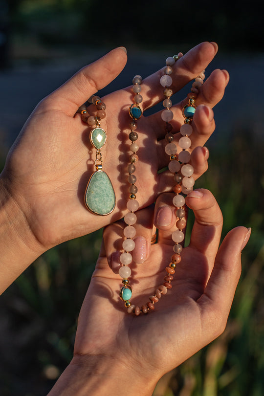 Diep Reinigende Pastel Mala Ketting | Shop Nory