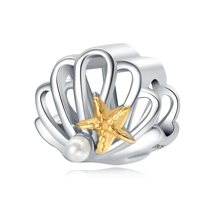 1 Stück 10*12mm 925 Sterling Silber Zirkon Herzform Fisch Polierte Perlen Schmuck Zubehör | Shop Nory