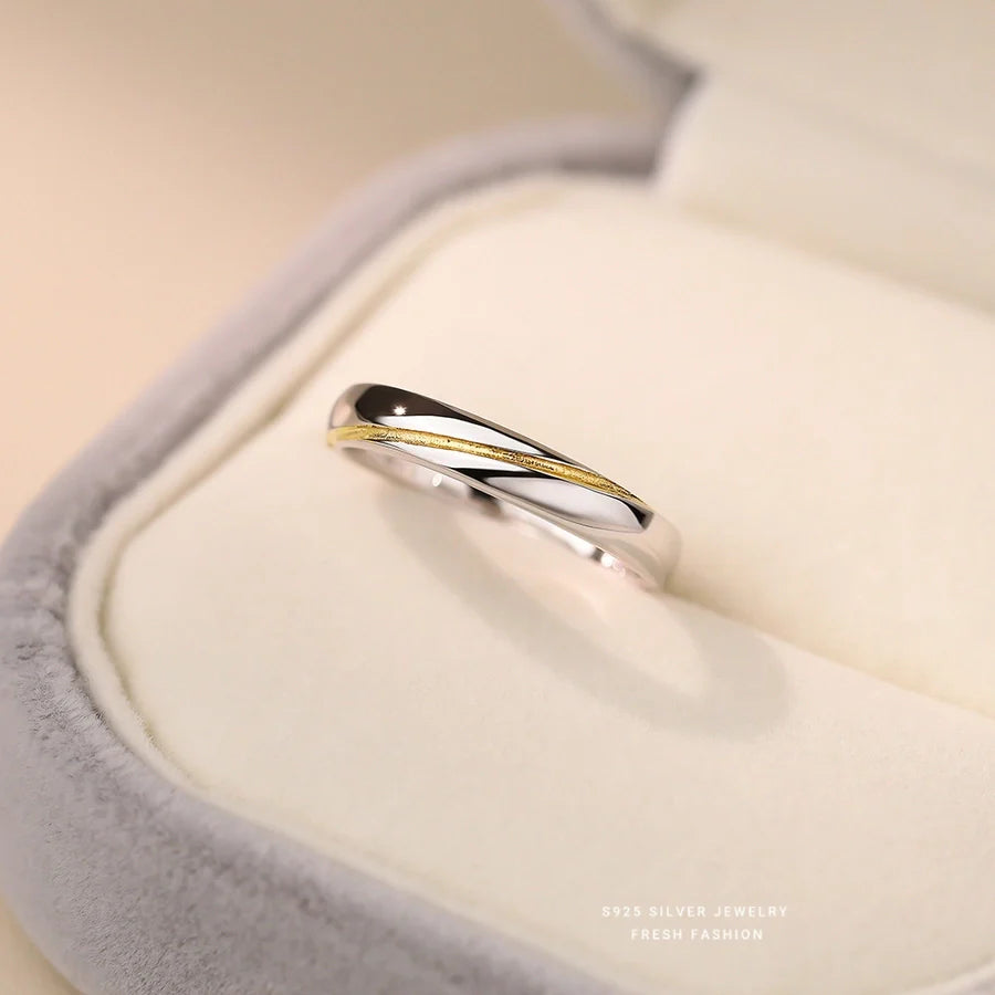 925 Sterling Silver Linien Offene Ringe 925 Sterling Silver Ringe | Shop Nory