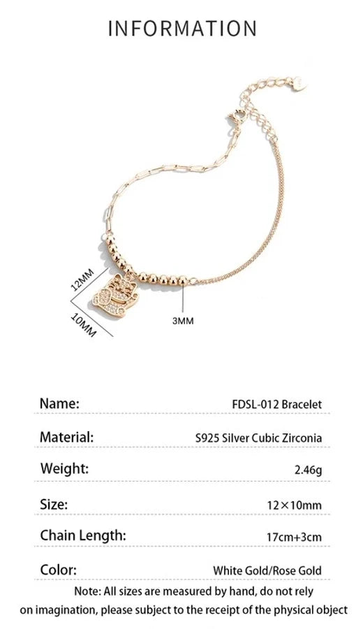 925 Sterling Silver Paperclip Chain Kabelkette Armbänder Elegant | Shop Nory