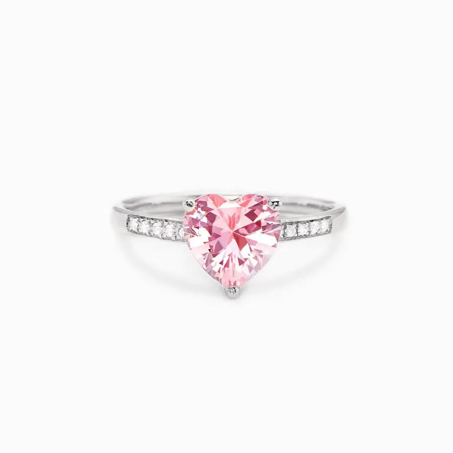 925 Sterling Silber Zirkon Herzform Ringe 925 Sterling Silber Ringe | Shop Nory