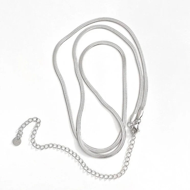 Bauchkette gold oder silber in Edelstahl - 16k vergoldet | Shop Nory