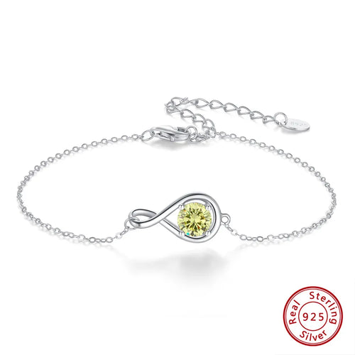 925 Sterlingsilber Armbänder Geburtstagsstein | Shop Nory