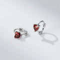 1 Paar 925 Sterling Silber 925 Sterling Silber Ohrringe Herzform Ohrringe | Shop Nory
