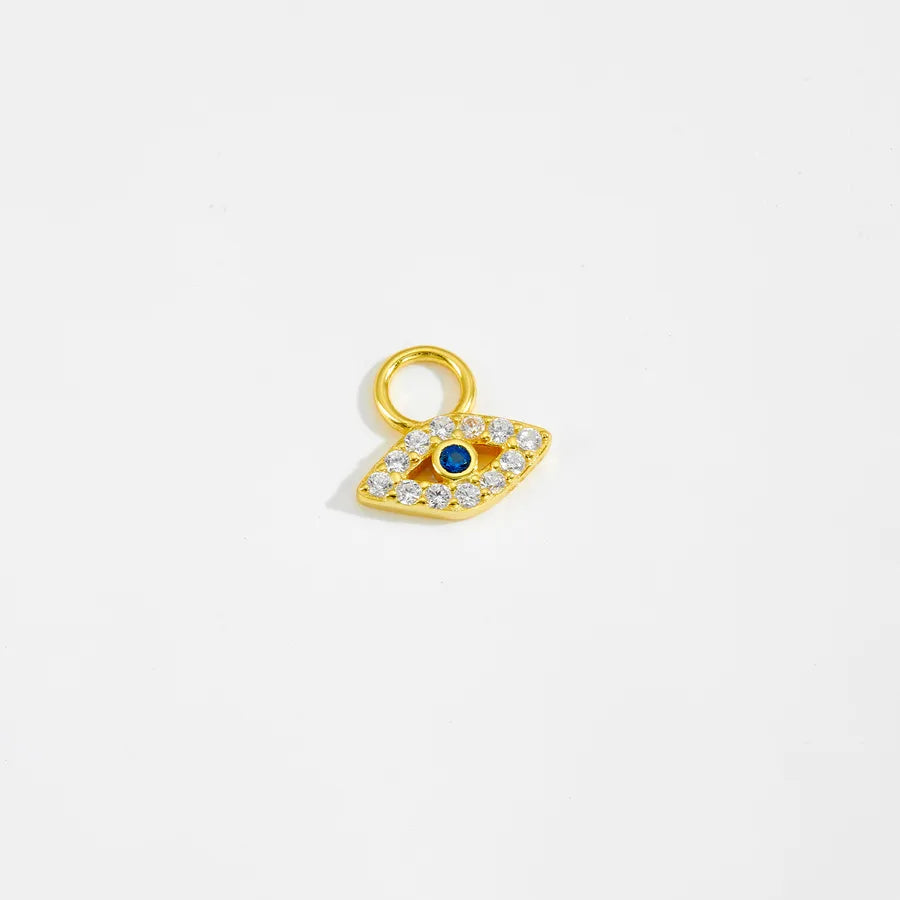 1 Stück 12,5 mm 925 Sterling Silber Zirkon Mond Schlange Polierte Anhänger Schmuck Zubehör | Shop Nory