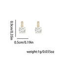 1 Paar 14K vergoldete 925 Sterling Silber 925 Sterling Silber Ohrringe Geometrische Ohrstecker | Shop Nory