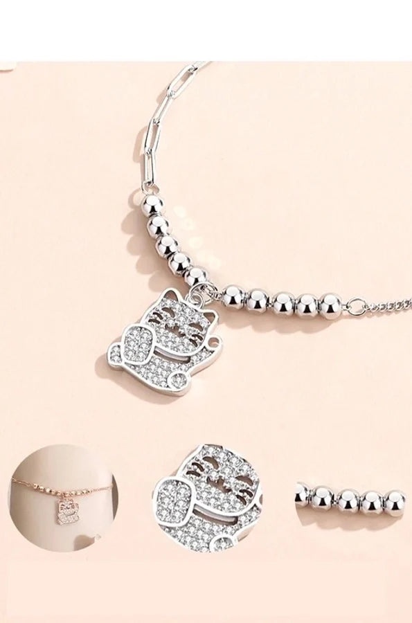 925 Sterling Silver Paperclip Chain Kabelkette Armbänder Elegant | Shop Nory