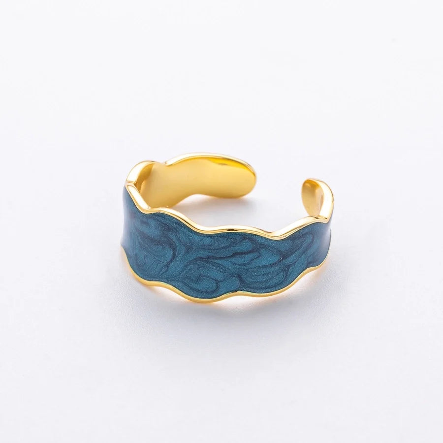 18K vergoldet Weißgold plattiert Rhodium plattiert 925 Sterling Silber geometrische Ringe 925 Sterling Silber Ringe | Shop Nory