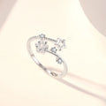 925 Sterling Silver Zirkon Stern Offene Ringe | Shop Nory