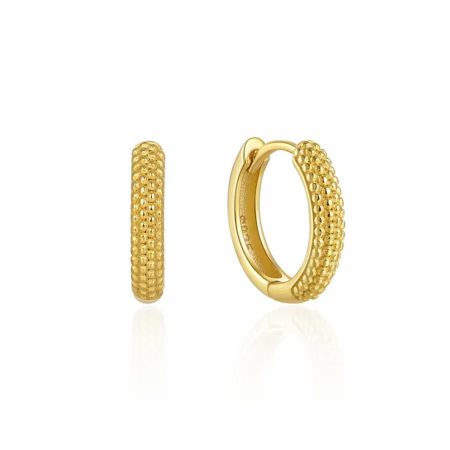 K Gold Plated Weißgold plattiert 925 Sterling Silber Zirkon 925 Sterling Silber Ohrringe Geometrische Ohrringe | Shop Nory