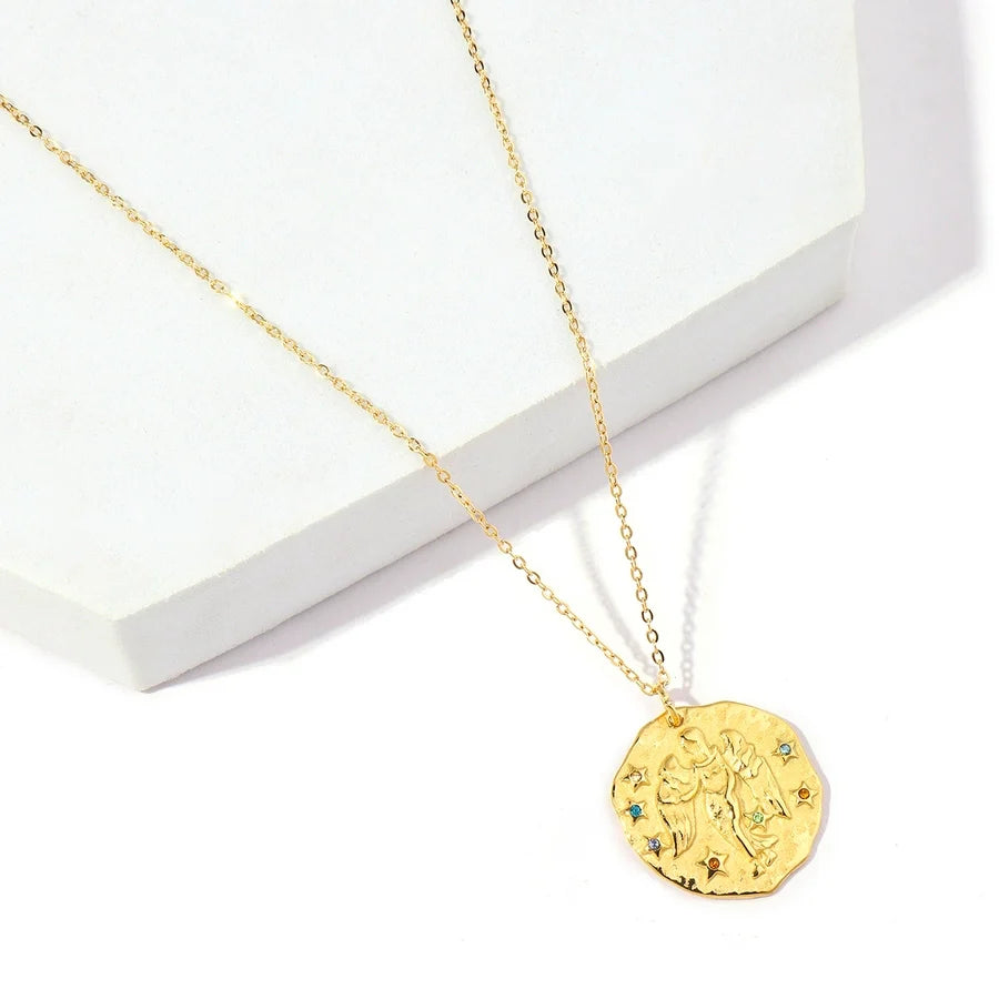 Halskette "Zodiac" in Edelstahl - 18k vergoldet | Shop Nory