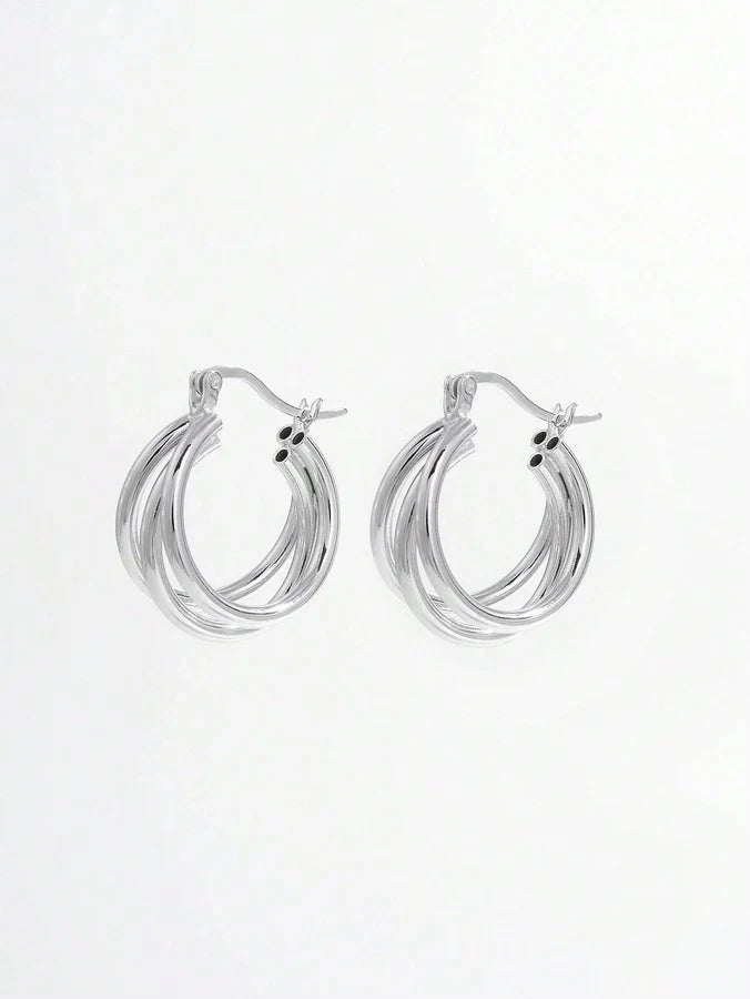 1 Paar 14K vergoldet Weißgold plattiert 925 Sterling Silber 925 Sterling Silber Ohrringe U-Form Ohrringe | Shop Nory