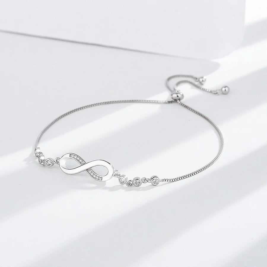 925 Sterling Silver Boxchain Armbänder Elegant Glam | Shop Nory