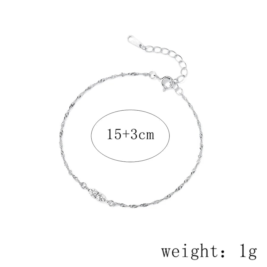 925 Sterling Silver Armbänder Elegant Glam | Shop Nory