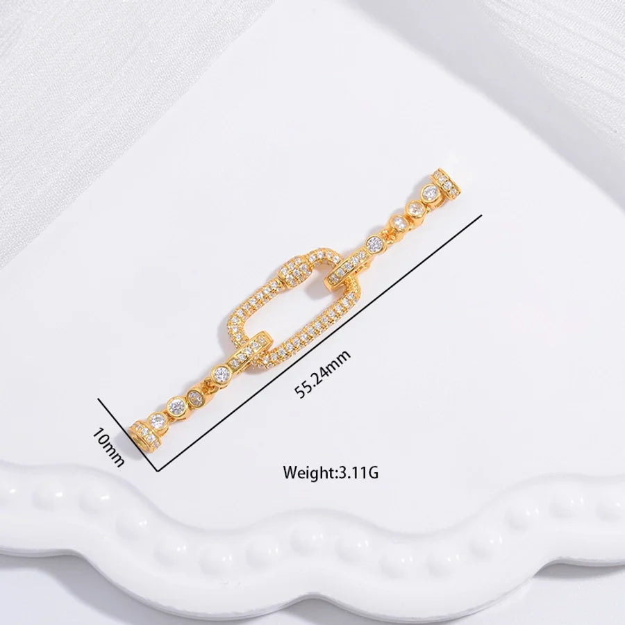 S925 Silber Rechteckige Abnehmbare Taschenbuch Schnalle DIY Perle Jade Armband Halskette Universelle Lange Bein Schnalle Sk78 | Shop Nory