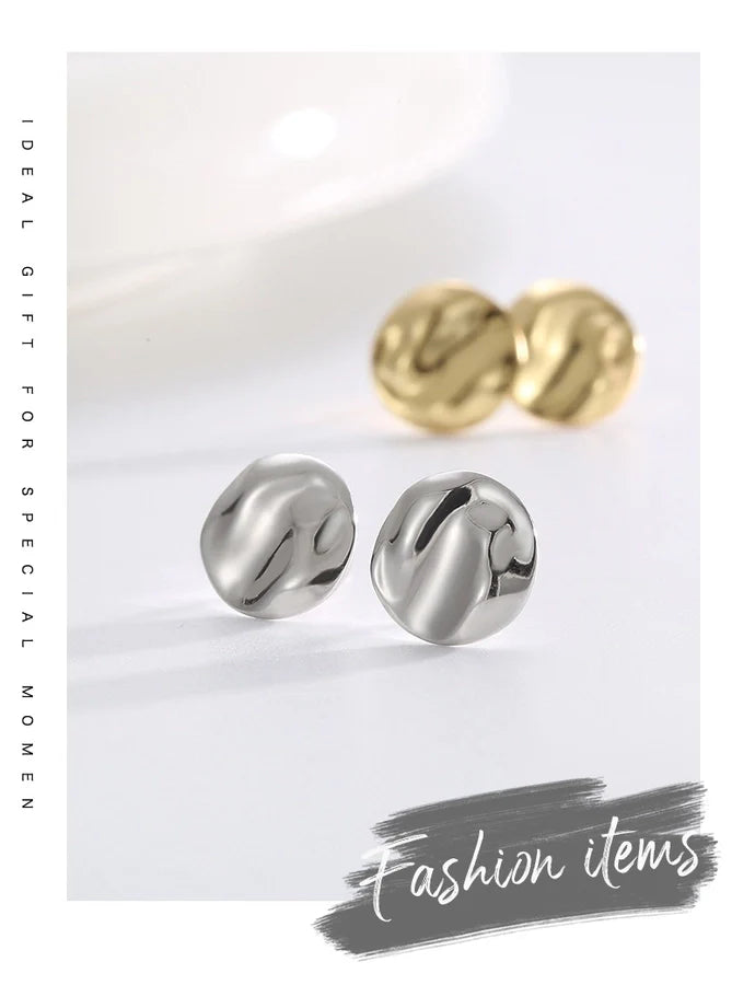 1 Paar 925 Sterling Silber 925 Sterling Silber Ohrringe Geometrische Ohrstecker | Shop Nory