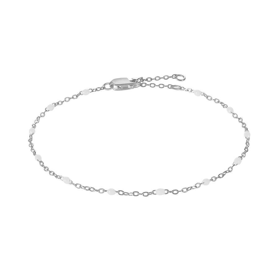 925 Sterling Silver Kabelkettchen Armbänder Einfacher Stil | Shop Nory