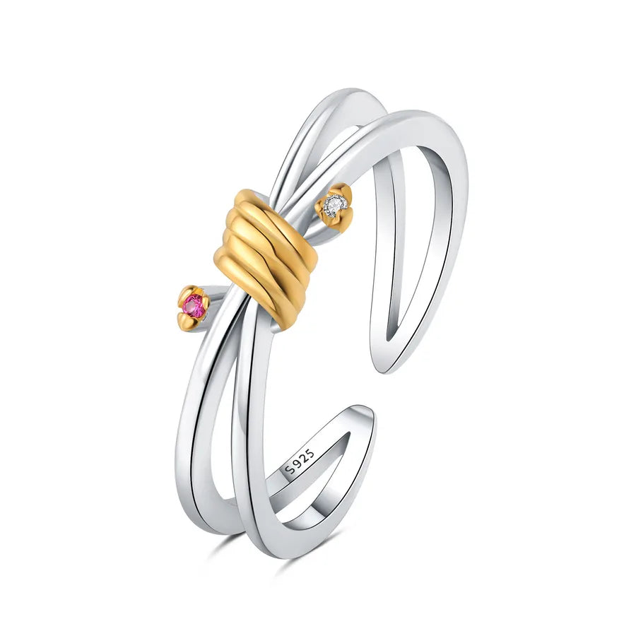 925 Sterling Silver Zirkon Herzform Offene Ringe 925 Sterling Silver Ringe | Shop Nory