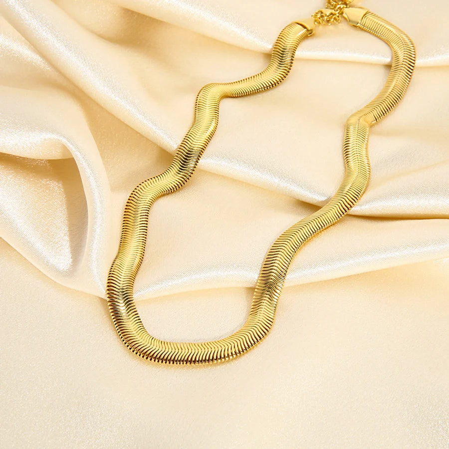 Halskette "Ashley" in Edelstahl - 18k vergoldet | Shop Nory