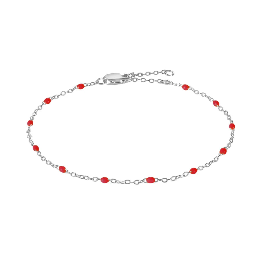 925 Sterling Silver Kabelkettchen Armbänder Einfacher Stil | Shop Nory