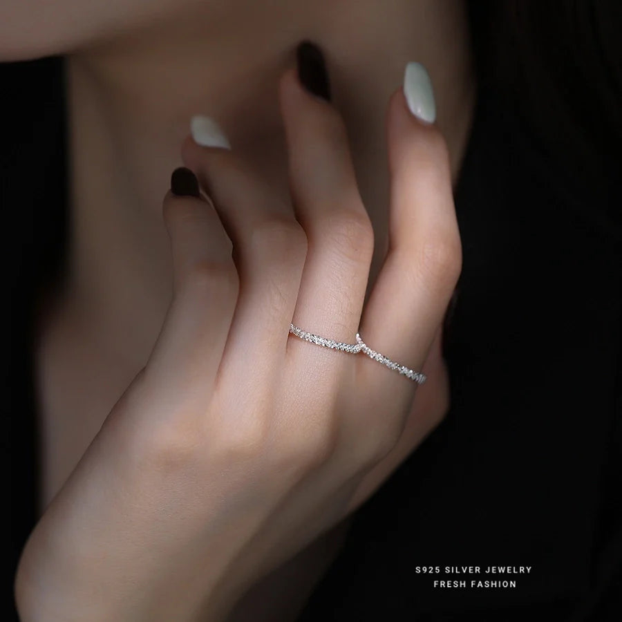 925 Sterling Silver Runde Ringe 925 Sterling Silver Ringe | Shop Nory