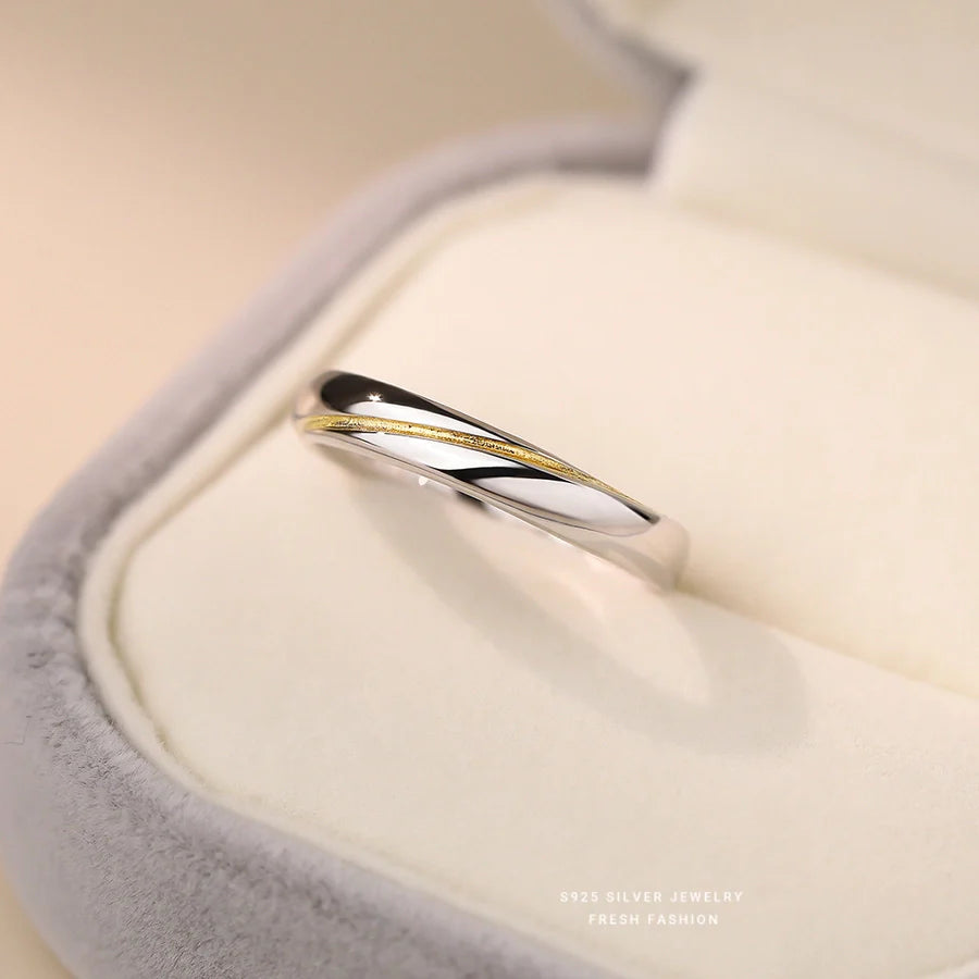 925 Sterling Silver Linien Offene Ringe 925 Sterling Silver Ringe | Shop Nory