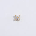 925 Sterling Silber Beschichtete Zirkon O-förmige Kette Beschichtung Vier-Blatt-Klee Anhänger Halskette | Shop Nory