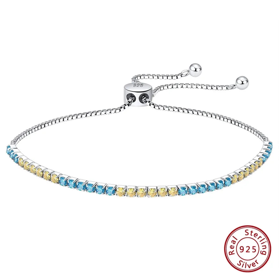 925 Sterling Silver Armbänder Tennisarmband IG-Stil Originaldesign Klassischer Stil | Shop Nory
