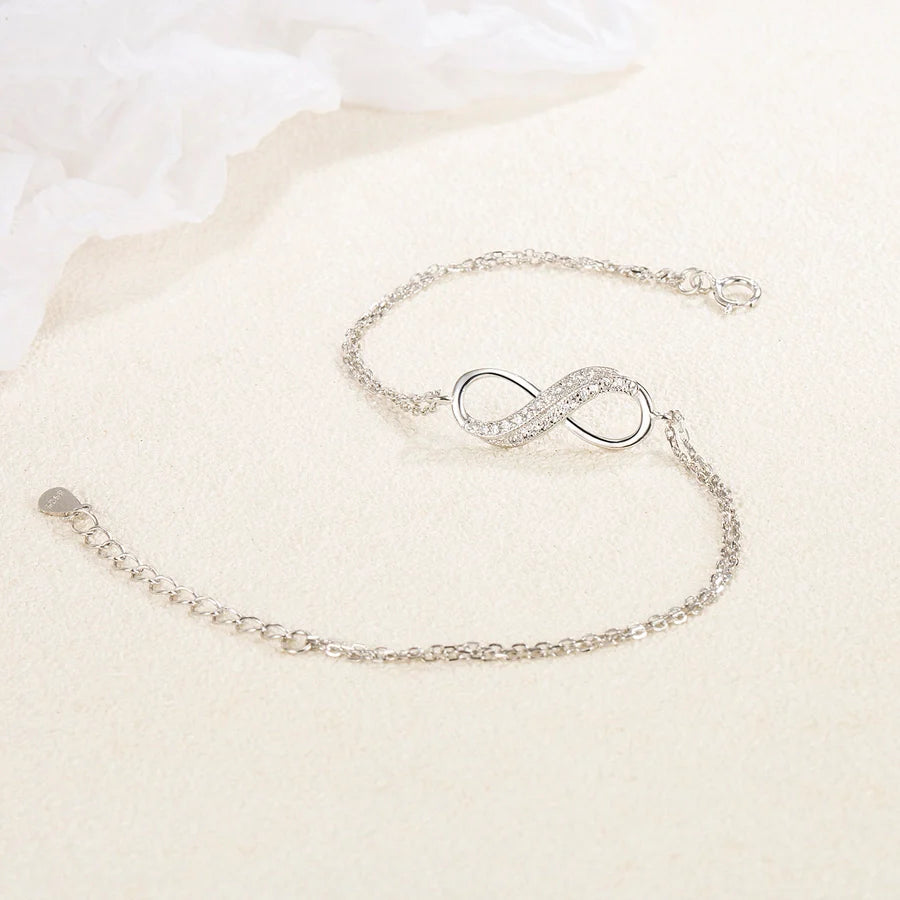 925 Sterling Silber Kabelkette Armbänder Einfacher Stil Klassischer Stil | Shop Nory