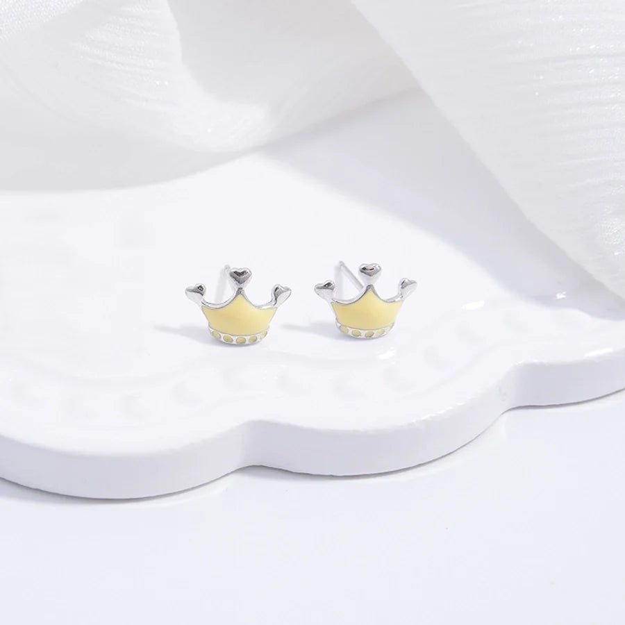 1 Paar 22K vergoldete rhodinierte 925 Sterling Silber Zirkon 925 Sterling Silber Ohrringe Pinguin Kirschkrone Ohrstecker | Shop Nory