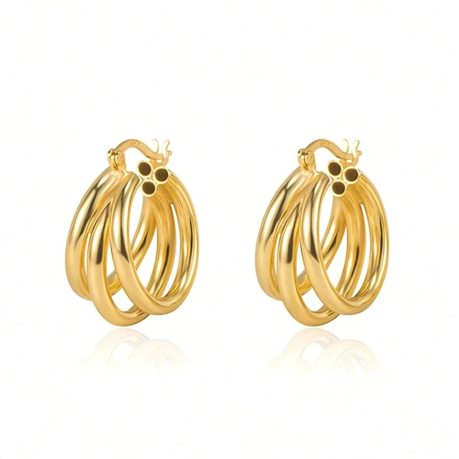 1 Paar 14K vergoldet Weißgold plattiert 925 Sterling Silber 925 Sterling Silber Ohrringe U-Form Ohrringe | Shop Nory