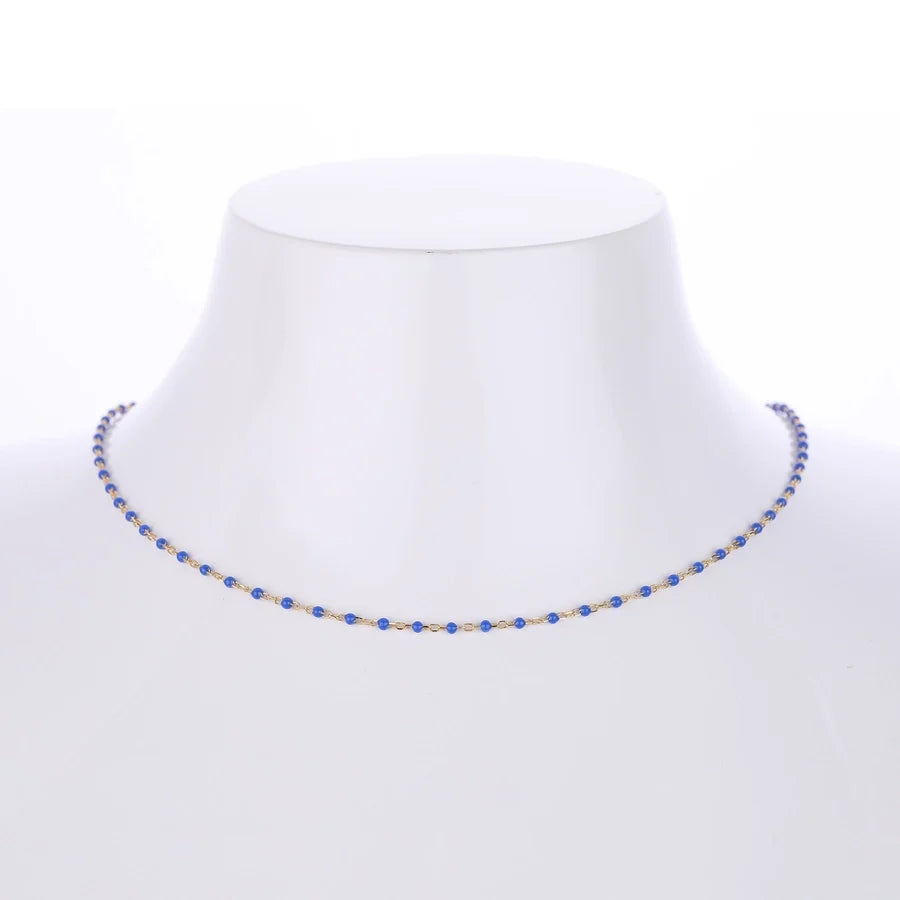 925 Sterling Silber Rack Plated Plated Langlebige Plated Kabelkette Geometrische Halskette | Shop Nory