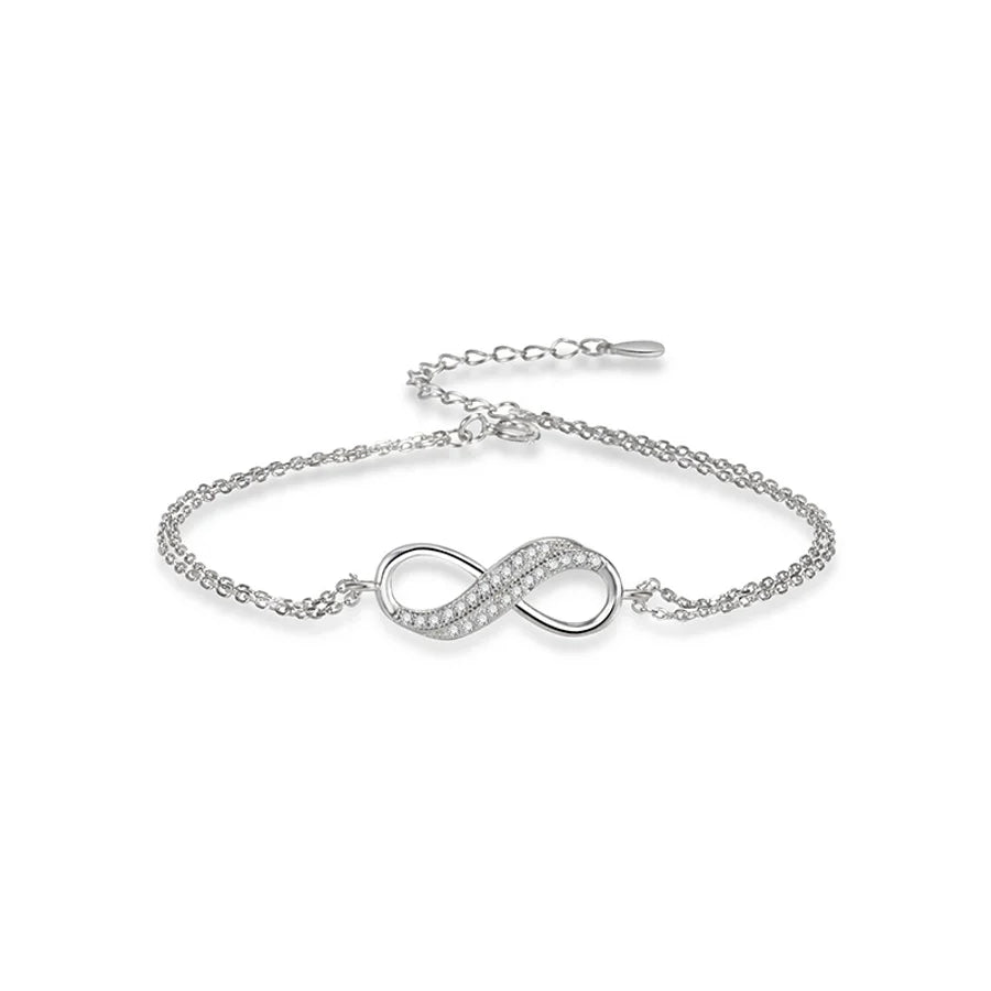 925 Sterling Silber Kabelkette Armbänder Einfacher Stil Klassischer Stil | Shop Nory