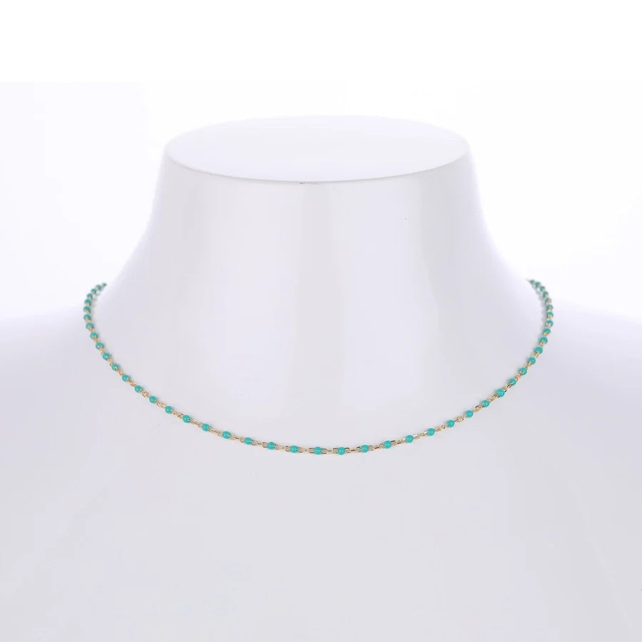 925 Sterling Silber Rack Plated Plated Langlebige Plated Kabelkette Geometrische Halskette | Shop Nory