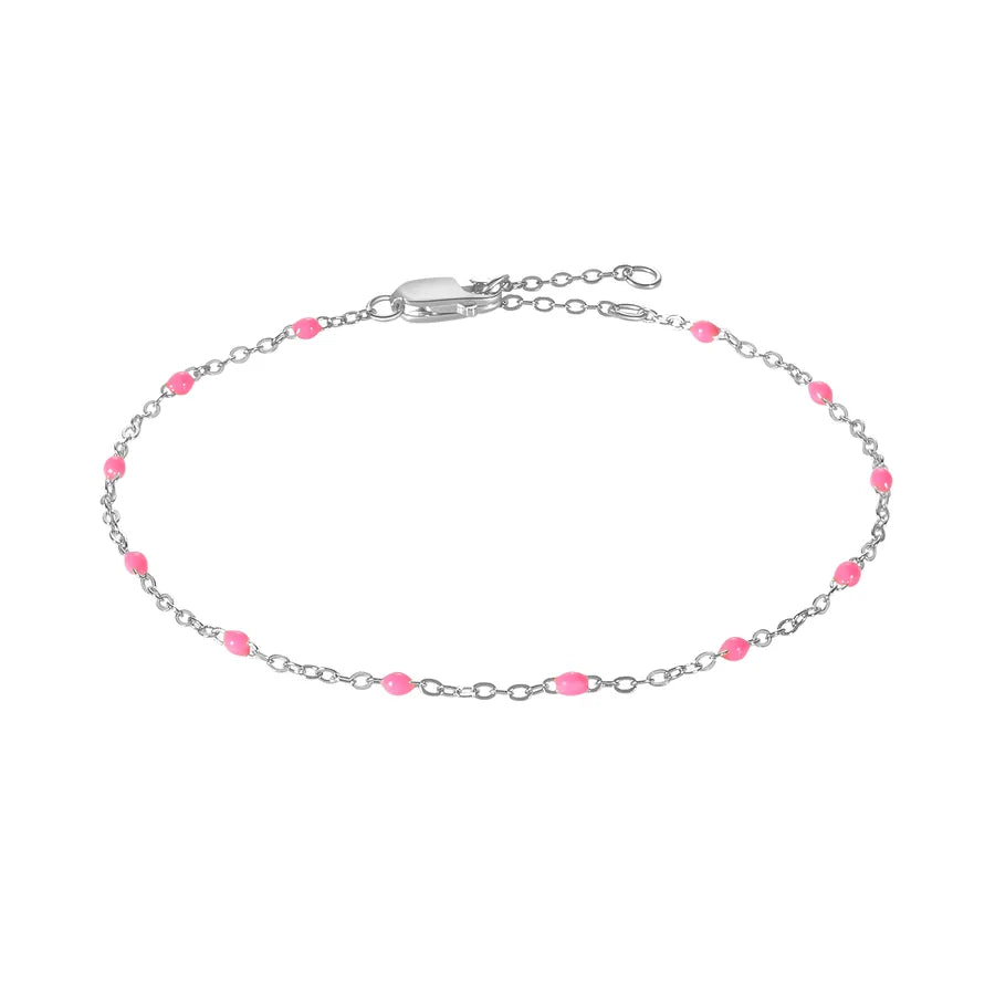 925 Sterling Silver Kabelkettchen Armbänder Einfacher Stil | Shop Nory