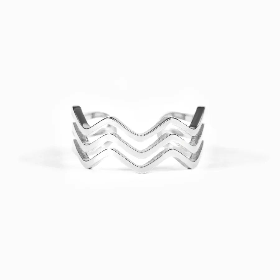 925 Sterling Silber Wellenringe 925 Sterling Silber Ringe | Shop Nory