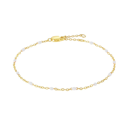 925 Sterling Silver Kabelkettchen Armbänder Einfacher Stil | Shop Nory