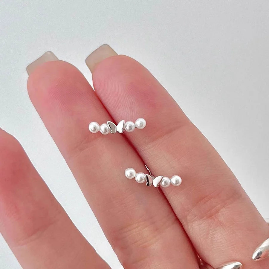 1 Paar 925 Sterling Silber 925 Sterling Silber Ohrringe Schmetterlingsohrringe | Shop Nory