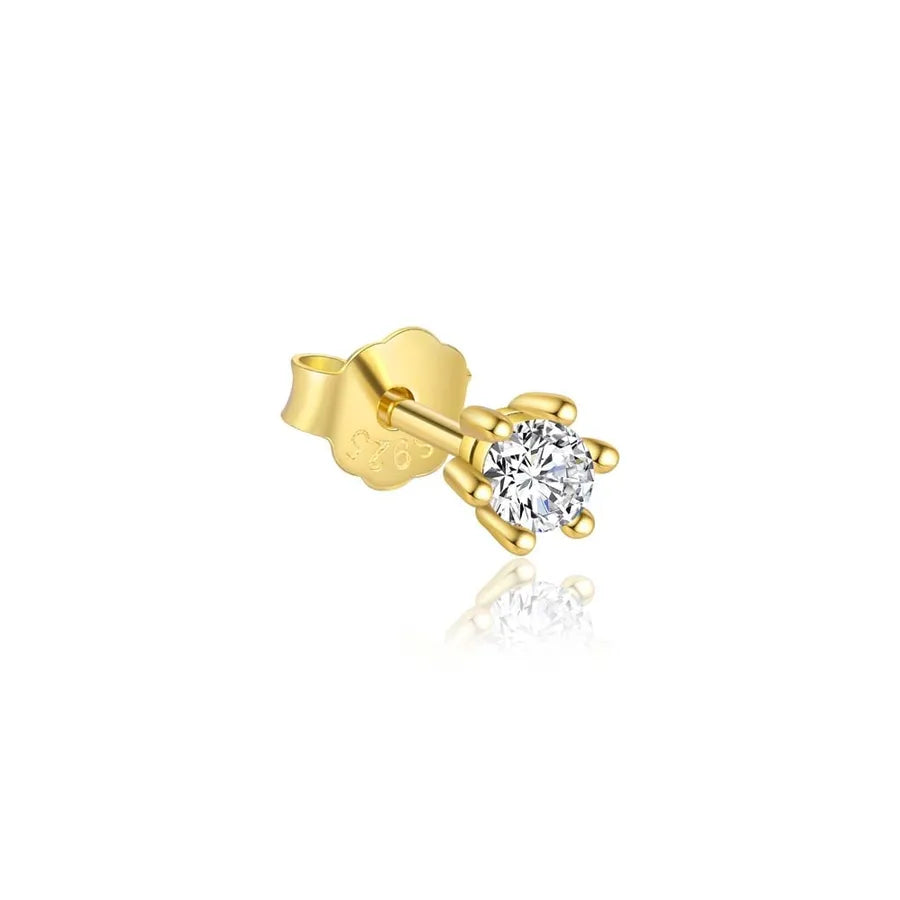 1 Stück 1 Set 925 Sterling Silber Zirkon Blumen Anhänger Ohrringe Ohrstecker | Shop Nory