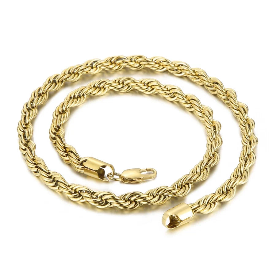 Unisex Halskette "Elo" in Edelstahl - 18 vergoldet | Shop Nory