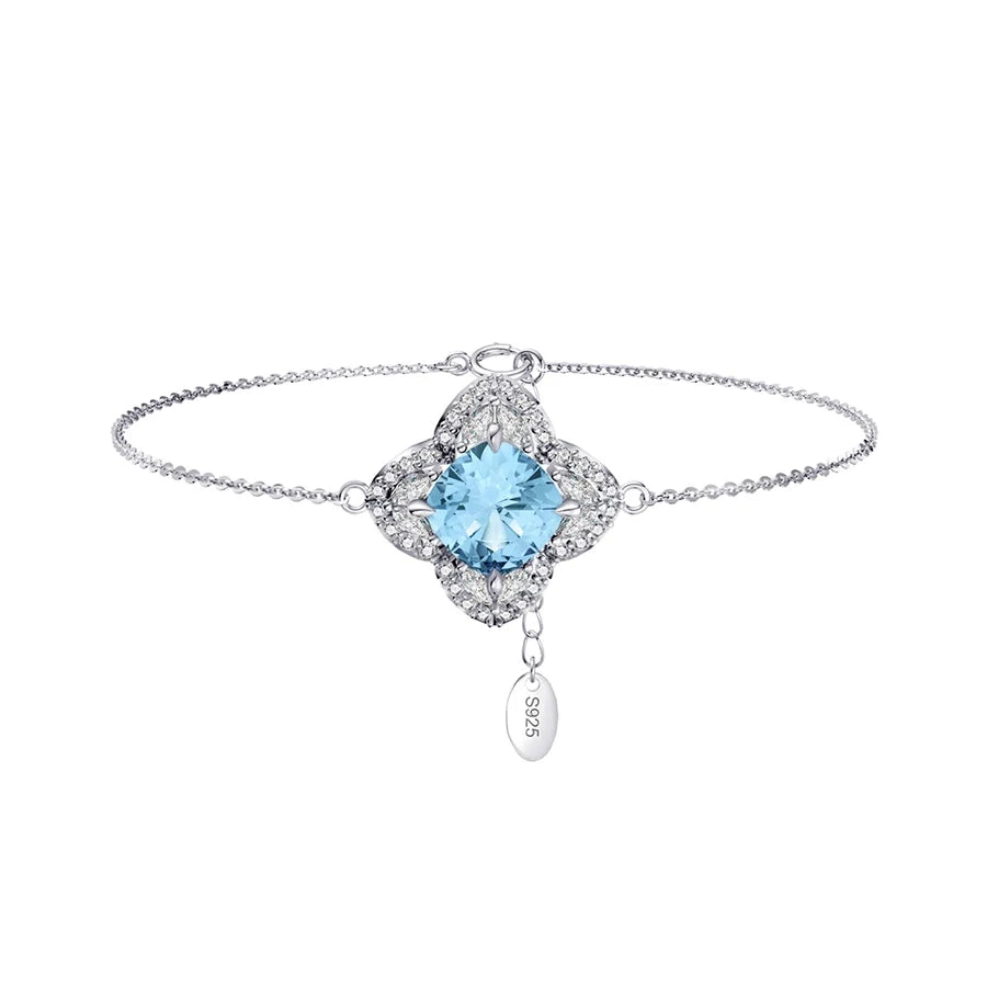 925 Sterling Silver Kabelkette Armbänder Luxuriöser Einfacher Stil Glänzend | Shop Nory